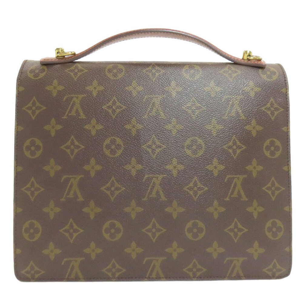 LOUIS VUITTON Authentic Brown Monogram Canvas Bag - Picture 2 of 16